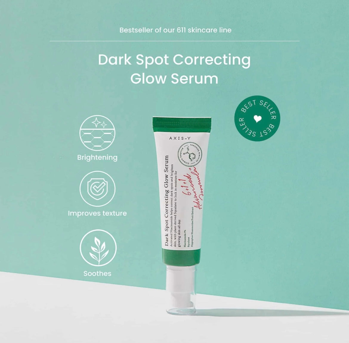 ✨ AXIS-Y Dark Spot Correcting Glow Serum – Clear, Bright & Even Skin