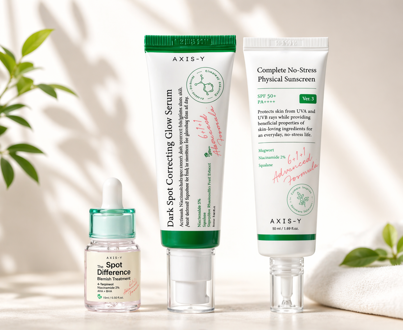✨ ✨ AXIS-Y Glow Skincare Set – Clear, Bright & Protected Skin