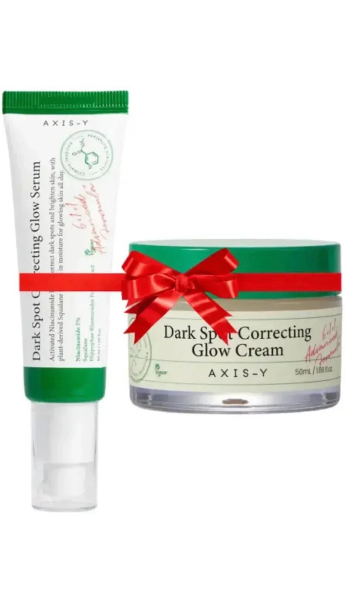 dark spot correcting serum and cream